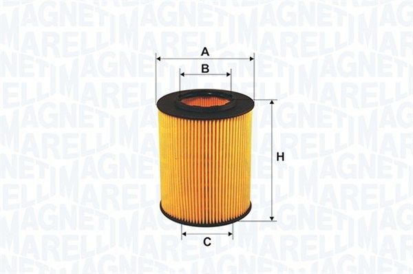 MAGNETI MARELLI Масляный фильтр 152071758809